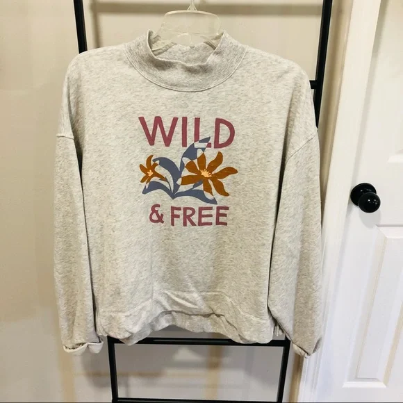 Old Navy Gray Turtle Neck Sweatshirt - Picture 11 of 15